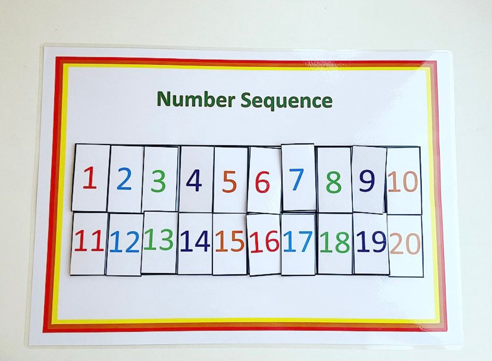 Numbers In Sequence Worksheets