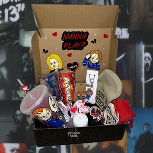 Movie Night Box | Horror Fans| Gift Box | Gift Set | Cold Cup | Tumbler | Custom