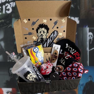 Movie Night Box | Horror Fans| Gift Box | Gift Set | Cold Cup | Tumbler | Custom