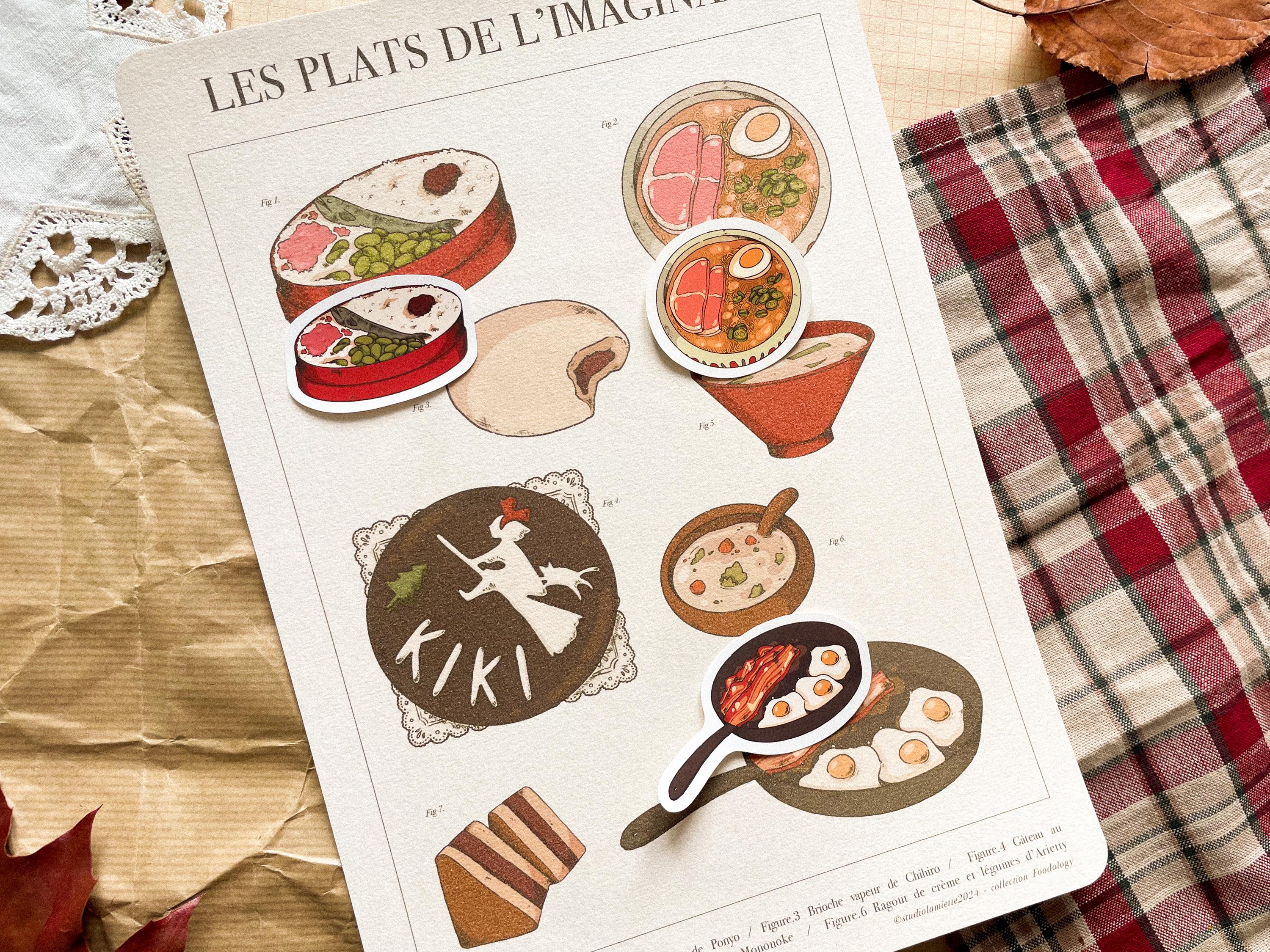 Imaginary Dishes - Kiki, Totoro, Monoke, Ponyo, Howl, Chihiro, Arietty ...