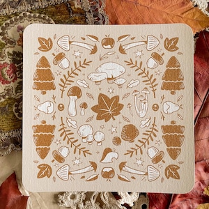 Animal Crossing in autunno - Illustrazione poster stampa artistica / Carino Nintendo fanart ACNH
