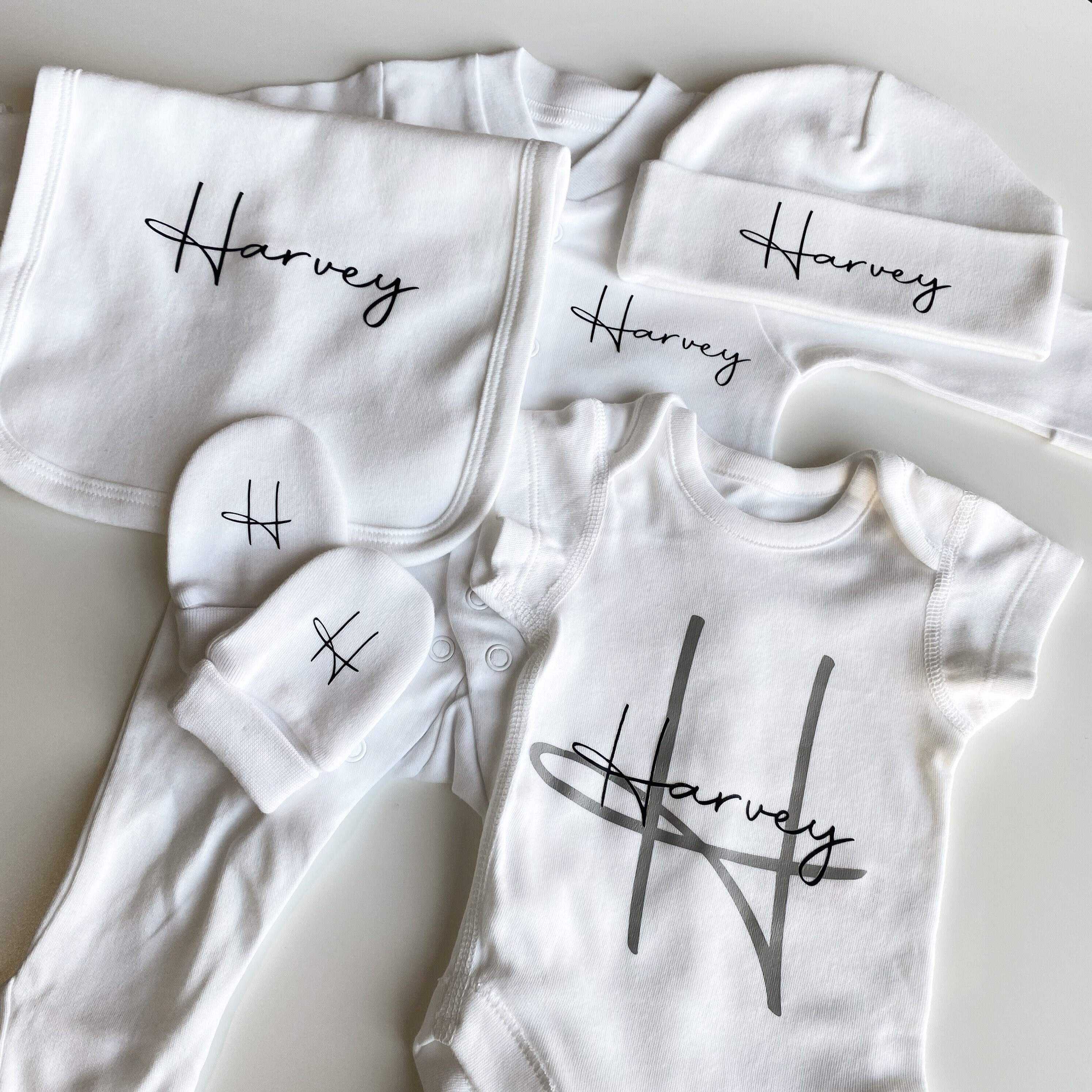 Personalised Baby Set Unisex Baby Set Baby Boy Set Baby Etsy
