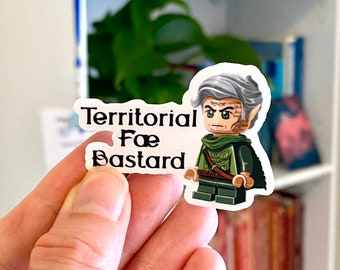 Prince Rowan Whitethorn Funny Kindle Sticker, Territorial Fae, TOG, Throne of Glass
