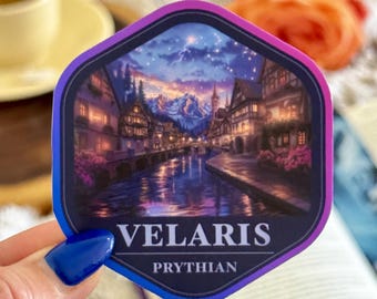 Velaris Prythian National Park Sticker | Bookish Passport Decal (Matte Vinyl)