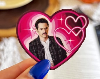 Charlie Swan Heart Sticker, Twilight Bookish Vinyl Decal
