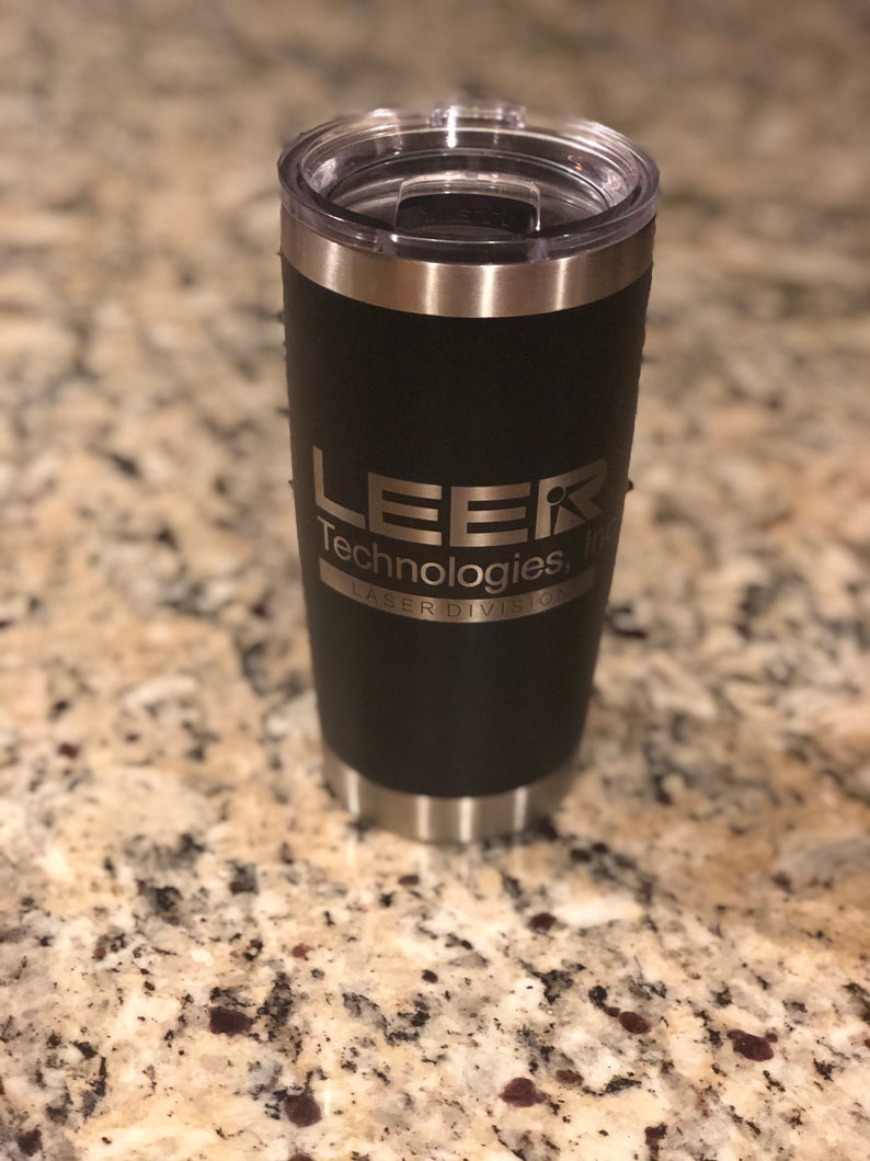 Yeti Rambler 20 Oz Tumbler With Personalized Laser Engraving Etsy