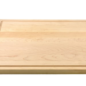 Wood Butcher Block with Juice Groove