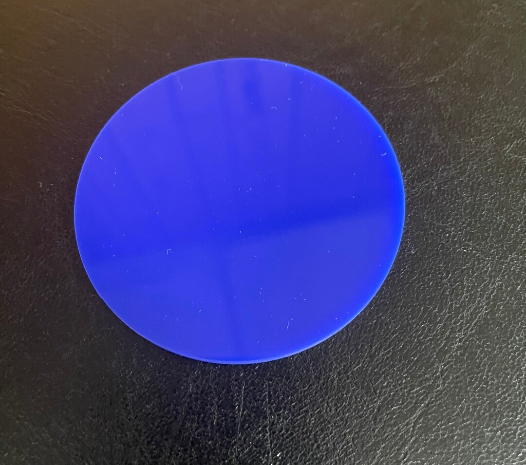 Blue Acrylic 2 Inch Disks Set of 10 - Etsy