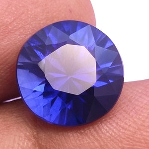 Natural Blue Sapphire 3.25 Cts. Round Shape Cut, September Birthstone, Extremely Pleasant & Attractive, Loose gemstone, For Engagement Ring.