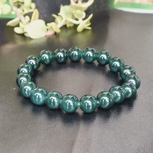 Aventurine Bracelet, Beaded Bracelet, Natural Stone Dark Green Aventurine Bracelet,Gemstone Bracelet, Healing Bracelet, Jewelry Gift for Her