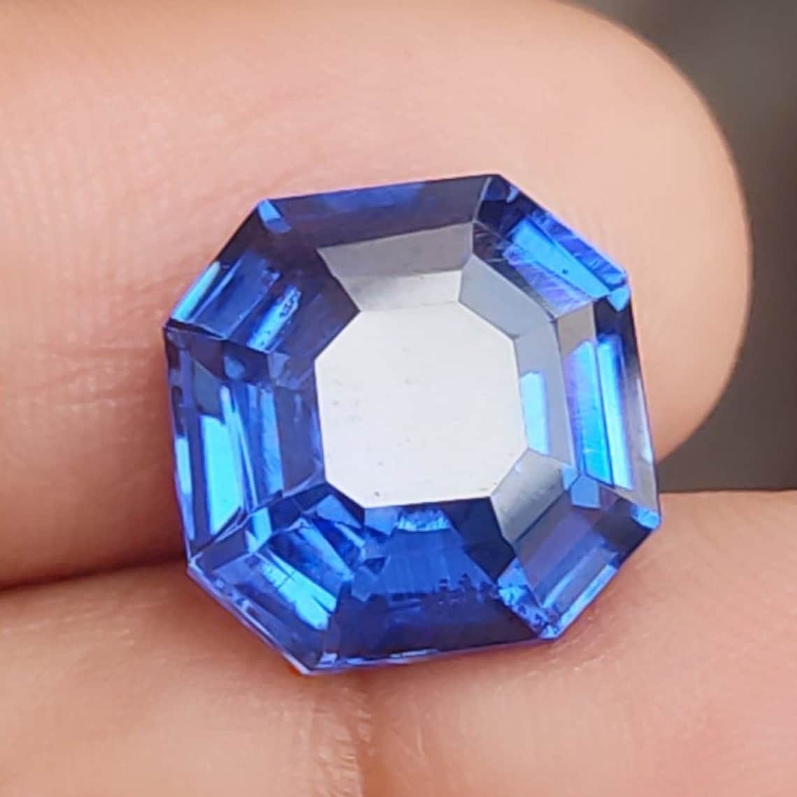 10.30 CtBeautiful Blue Tanzanite Loose Gemstone Emerald Shape Etsy