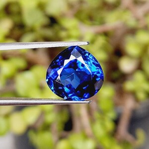 Blue Sapphire 7.40 Cts. Pear Shape Gemstone, Faceted Gemstone, September Birthstone, AAA++ Grade Quality, Natural Sapphire For Ring.
