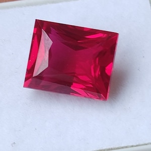Mosambik Taubenblut Rubin 10.70 Ct Square & Princess Cut Loser Edelstein, sehr angenehm und attraktiv, ausgezeichnete Qualität für Ring