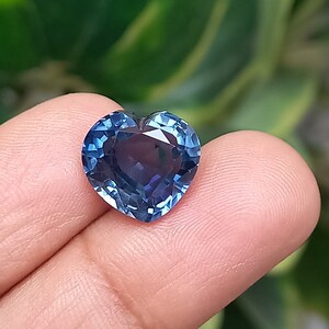 Natural Blue Sapphire 8.20 Ct.Heart Shape Cut Faceted Loose Gemstone ,Extremely Pleasant & Attractive, Flawless For Engagement Ring,Pendant