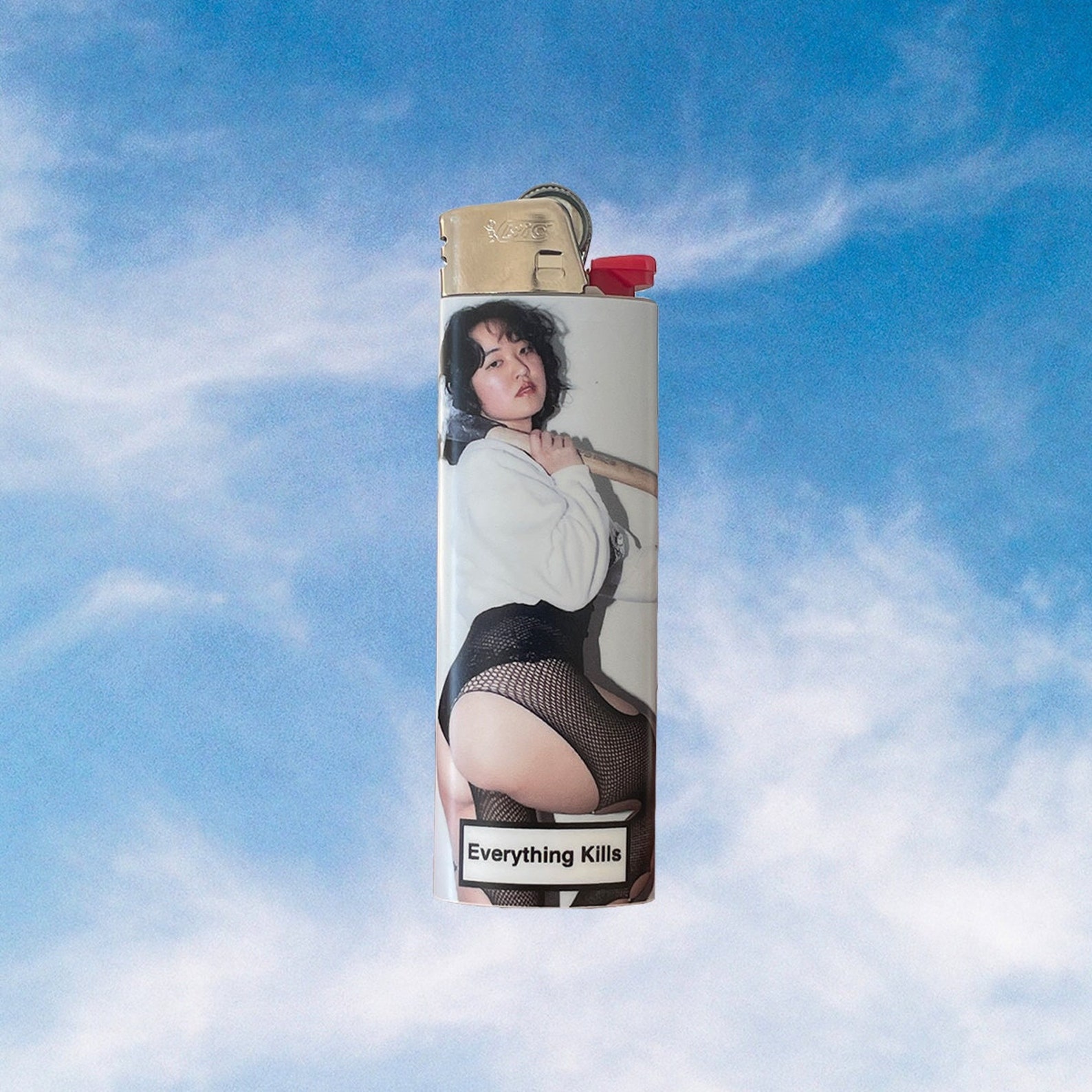 Everything Kills Lighter Featuring Lydia Ren Pinup With Sledgehammer - Etsy