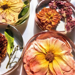 Custom Round Coasters | Wedding Preservation | Bouquet Preservation  | Flower Preservation | Bridal Gift | Homeware | Handmade Keepsake