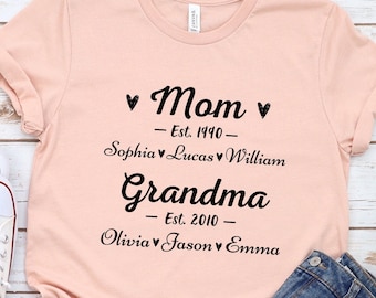 Mom est grandma est shirt Clearance