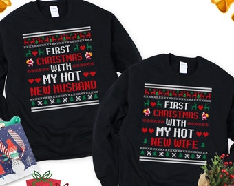 Ugly Christmas Sweater Couple | Etsy