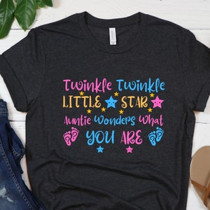 Family Twinkle Twinkle Little Star Shirt, Grandparents Gender Reveal Party Shirts, Gender Keeper Shirt, Keeper of the gender Shirt