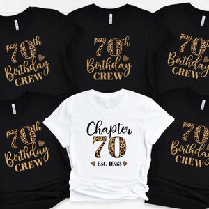 Custom Birthday Shirt 70th Birthday Shirt Chapter 70 - Etsy