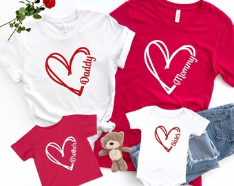 Daddy and Me Valentines Day Shirts 