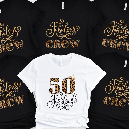 50 and Fabulous SVG 50th Birthday SVG Fifty Birthday Shirt - Etsy