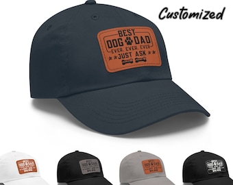 Best Dog Dad Ever Hat, Custom Dog Dad hat with Dog Names, Fathers Day Hat, Gift For Dog Dad, Fathers Day Gift for Dog Owner, Dog Lover