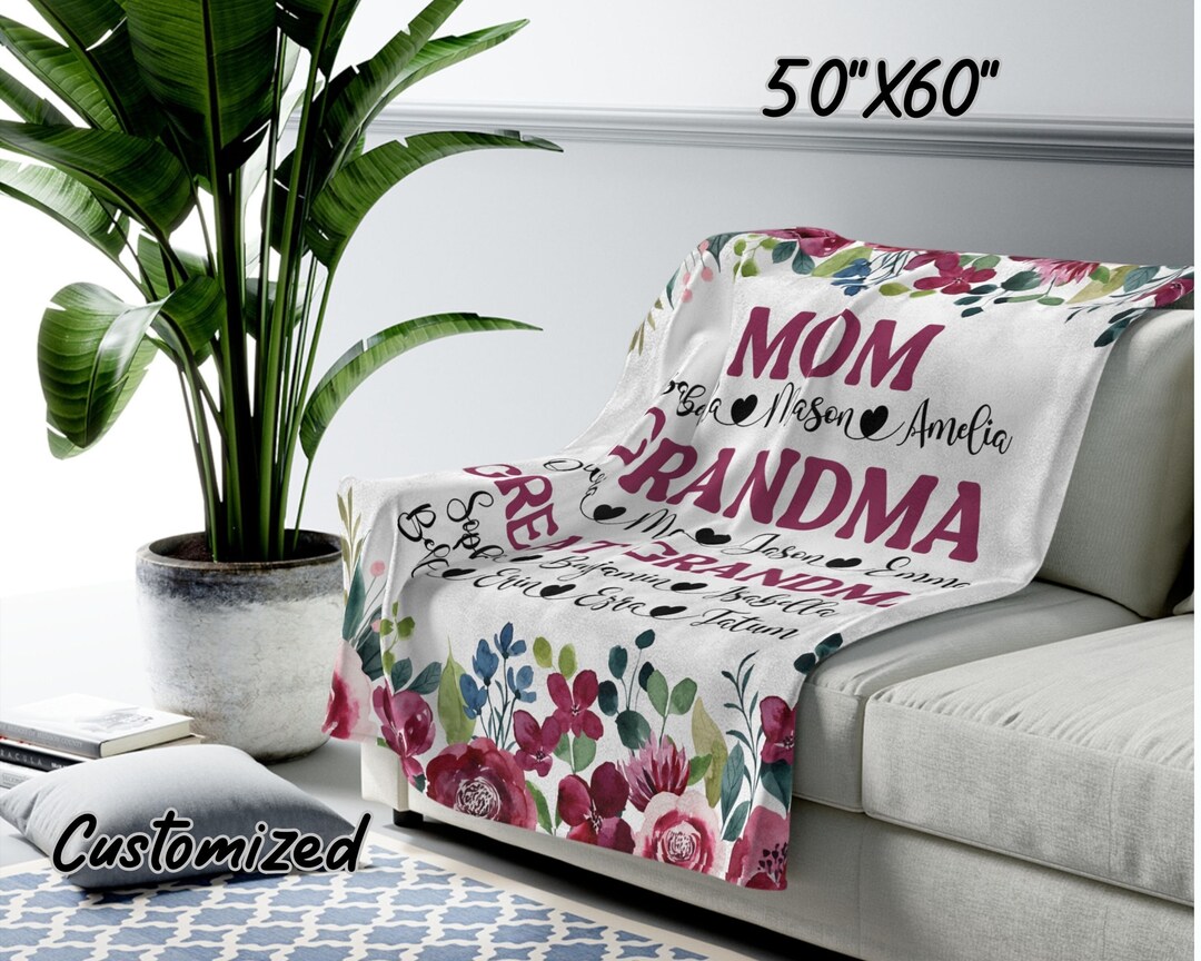 Personalized Grandma Turtle Quilt Bed Sets - Up to 8 Kids -  Grandkids The Best Part Of Growing Old