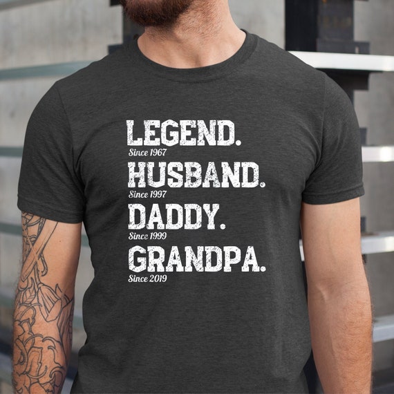 Legend Husband Daddy Grandpa Shirt, Fathers Day Shirt, Custom Grandpa Shirt,  Papa Shirt, Daddy Shirt, Custom Granddad Tee, Gift for Grandpa -  Canada