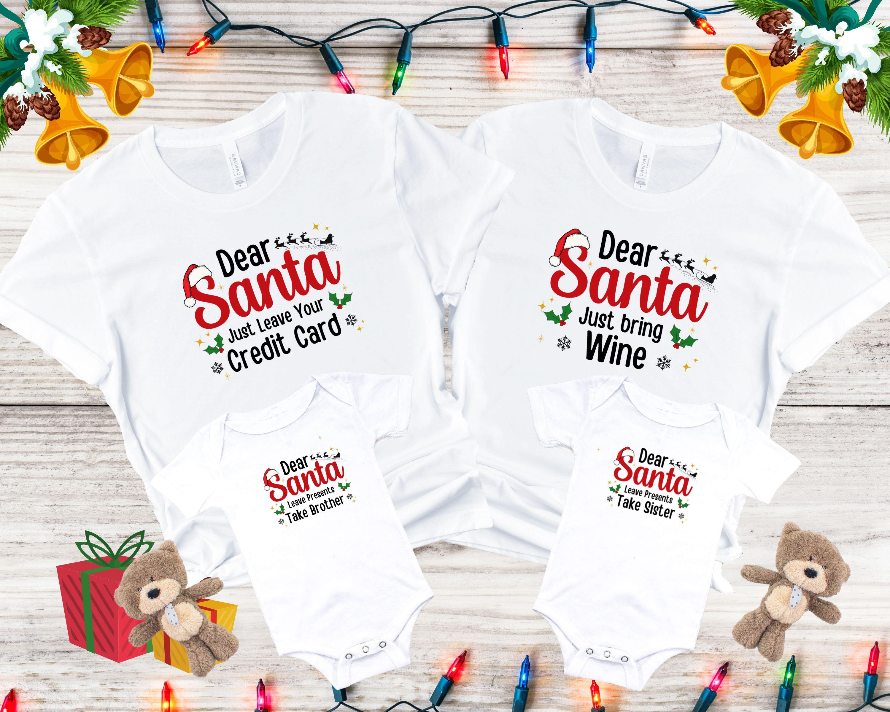 Funny Dear Santa Leave Presents Take Brother T-Shirt Funny Dear Santa Leave Presents Take Brother T-Shirt
