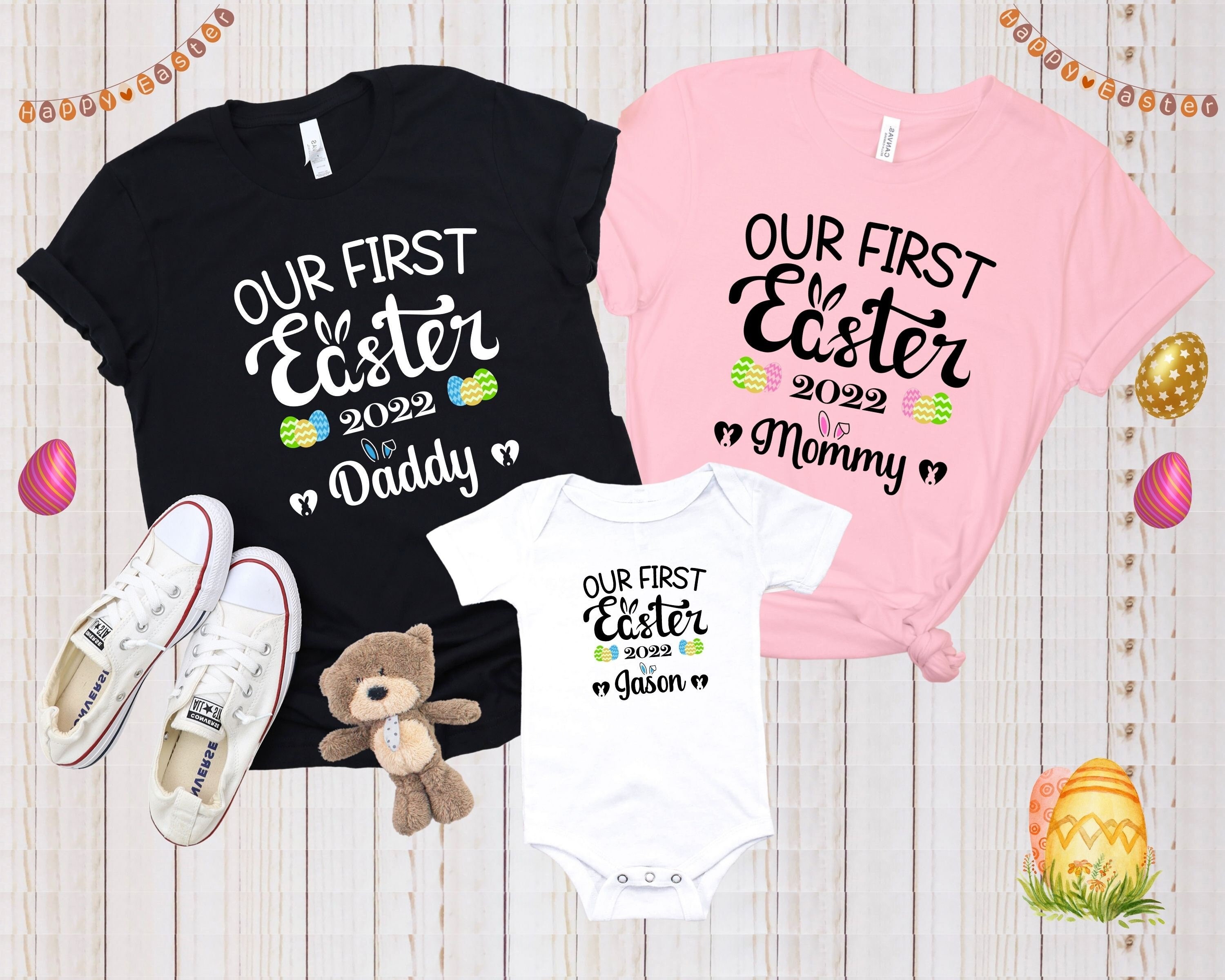 Mens My 1st Easter As Dad Daddy Baby Girl Boy Bunny Gift Shirt Mens My 1st Easter As Dad Daddy Baby Girl Boy Bunny Gift Shirt
