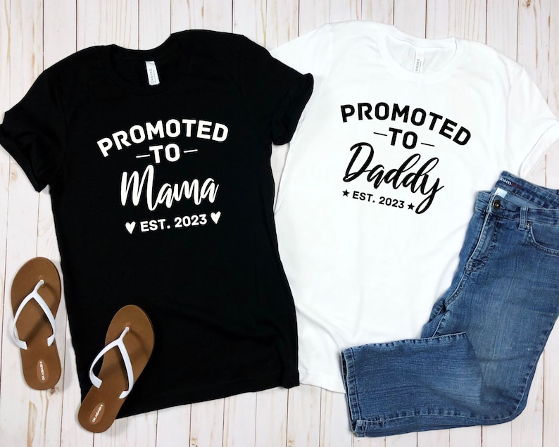 Custom Promoted Shirt, Promoted to Mommy Shirt, Pregnancy Announcement Shirt, Promoted to Grandma Shirt, First Time Grandma, Grandma Reveal image 2