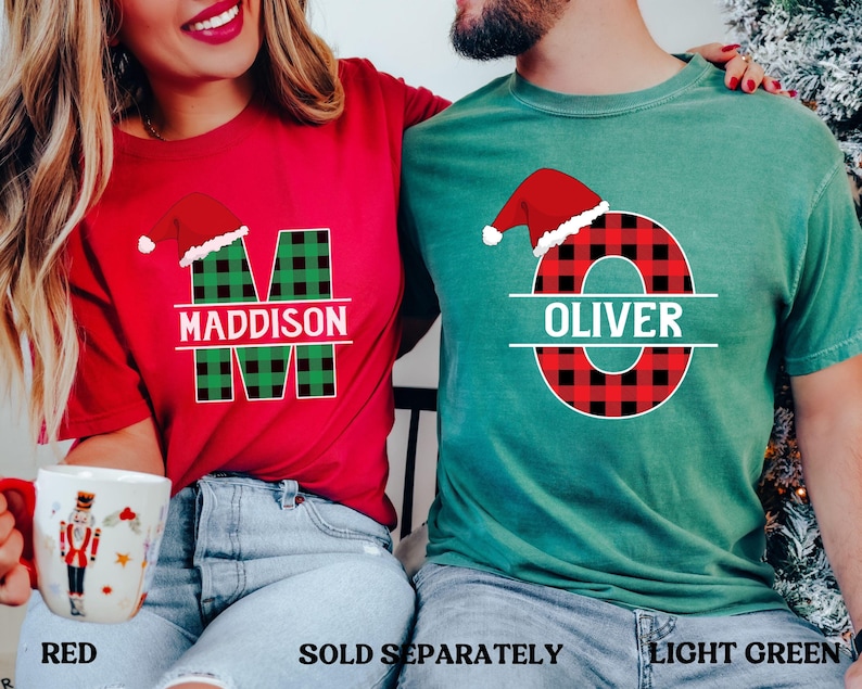 Comfort Colors?? Custom Name Matching Family Christmas Shirts