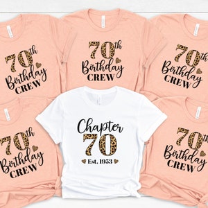 Custom Birthday Shirt, 70th Birthday Shirt, Chapter 70 Birthday Shirt ...