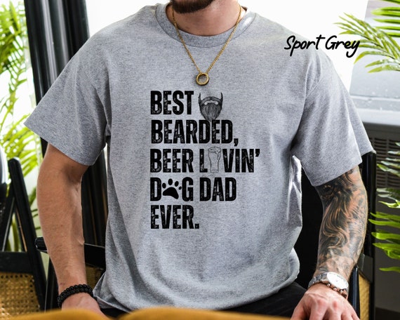 Pug Dad Tshirt Gift Best Bearded Beer Lovin' Pug Dad Ever. Pug Dad Tshirt Gift Best Bearded Beer Lovin' Pug Dad Ever.