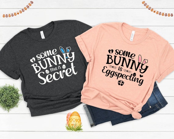 Easter Pregnancy Announcement Somebunny Is Eggspecting Shirt Easter Pregnancy Announcement Somebunny Is Eggspecting Shirt