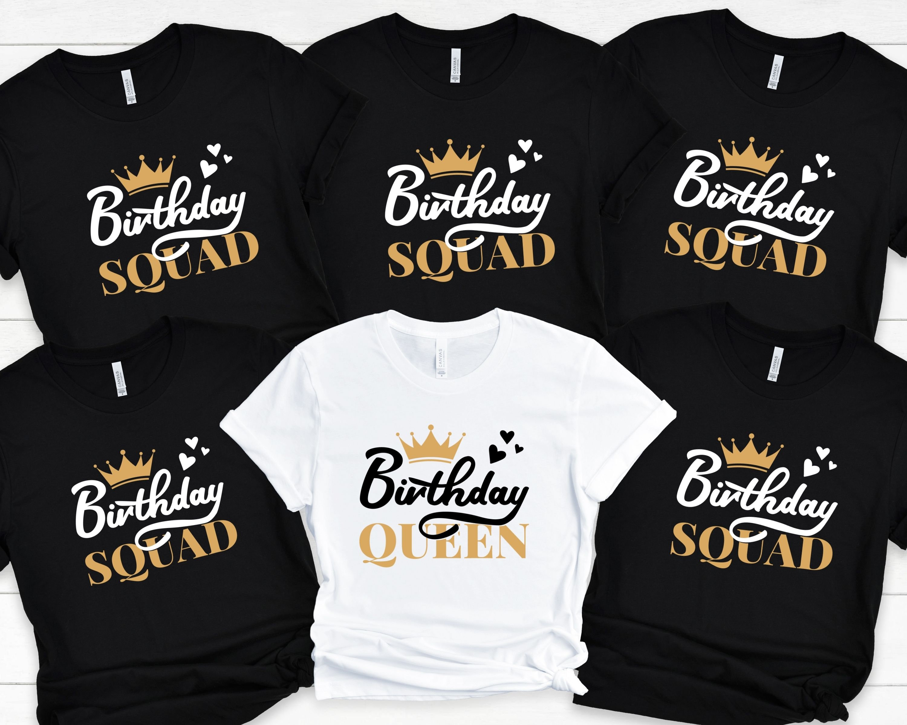 Birthday Queen Shirt Birthday Group Shirts Birthday Girl Shirt Birthday Crew Shirts Birthday Squad Shirts Birthday Party Shirts Etsy