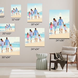 Upgrade Your 20x10 Inches 'Family Patio' (PAS 1104 - Style 2) Canvas To 48x24 Inches