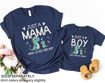 Mommy and me Matching First Mother's Day Shirts, Mother and Son Shirts, Mama and baby Boy Shirts, 1st Mother's Day Gift, Gift For New Mom