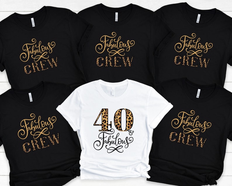 40th Birthday Shirt Forty and Fabulous Shirt 40 and - Etsy