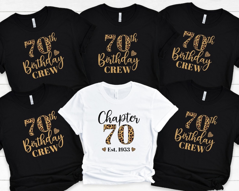 Custom Birthday Shirt 70th Birthday Shirt Chapter 70 - Etsy