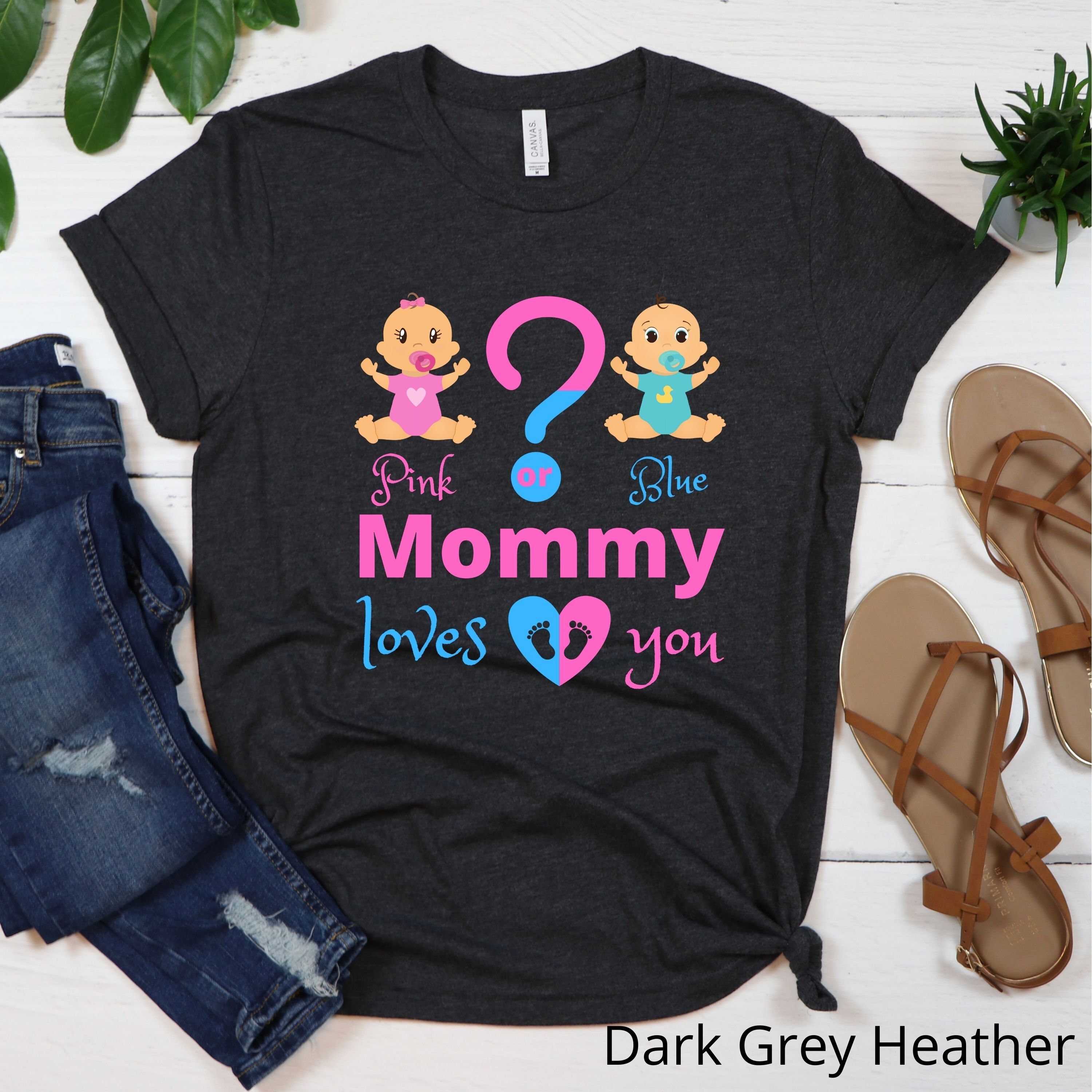 Grandparents Gender Reveal Party Shirts Custom Pink or Blue Etsy UK