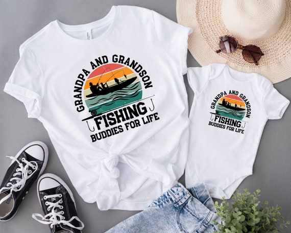 Grandpa and Grandson Fishing Buddies for Life Shirt, Matching Fishing Shirt,  Fathers Day Gift, Gift for Grandpa, Fishing Grandpa Shirt -  Canada