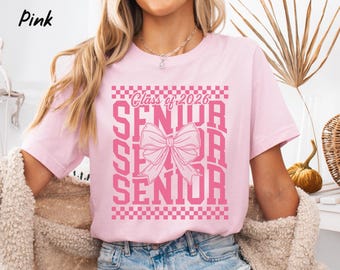 Senior 2026 Shirt, Retro Senior Class of 2026 Shirt, Senior T Shirts, Senior 2026 Graduation Gift, High School Senior Shirt, Senior Gift