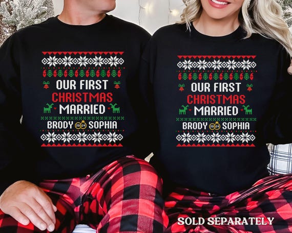 Married christmas sweaters clearance