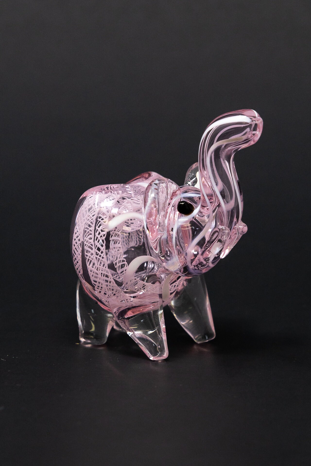 3 Pink Elephant Glass Pipe Etsy