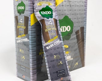 Endo Herbal Pre-Rolled Cone Hemp Wrap Bare Cypher Box
