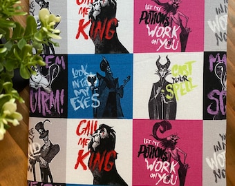 Villains Padded Book Sleeve: Standard Size Book Protector