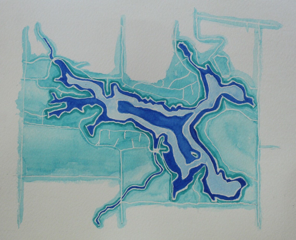 Loch Erin in the Irish Hills in Lenawee county Michigan. Etsy