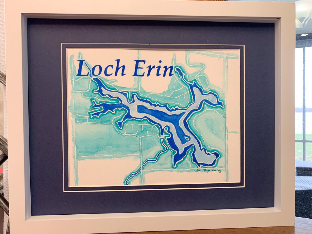 Loch Erin in the Irish Hills in Lenawee County Michigan. Etsy